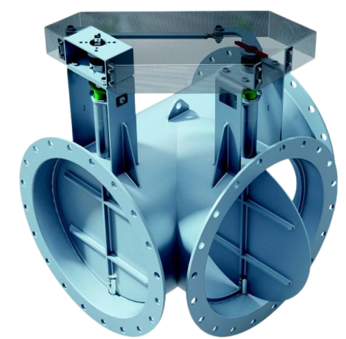 3-Way Butterfly Damper System